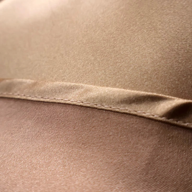 Falda midi plisada lisa de satén