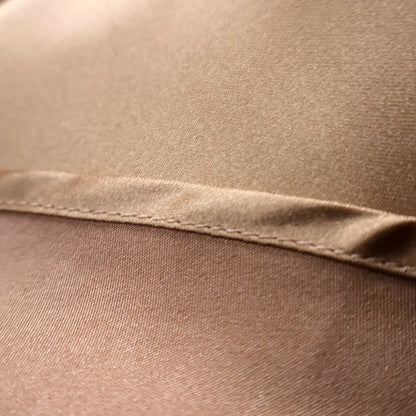 Falda midi plisada lisa de satén