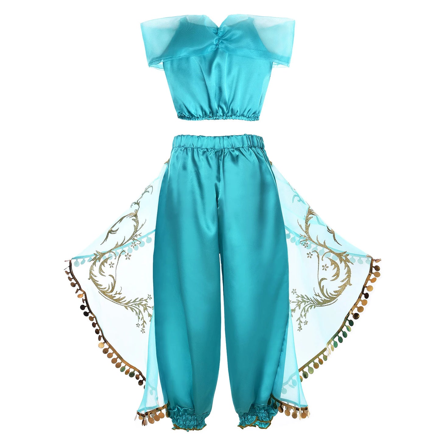 Aladding and the Magic Lamp Jasmine Fairy Costume Cosplay Dress