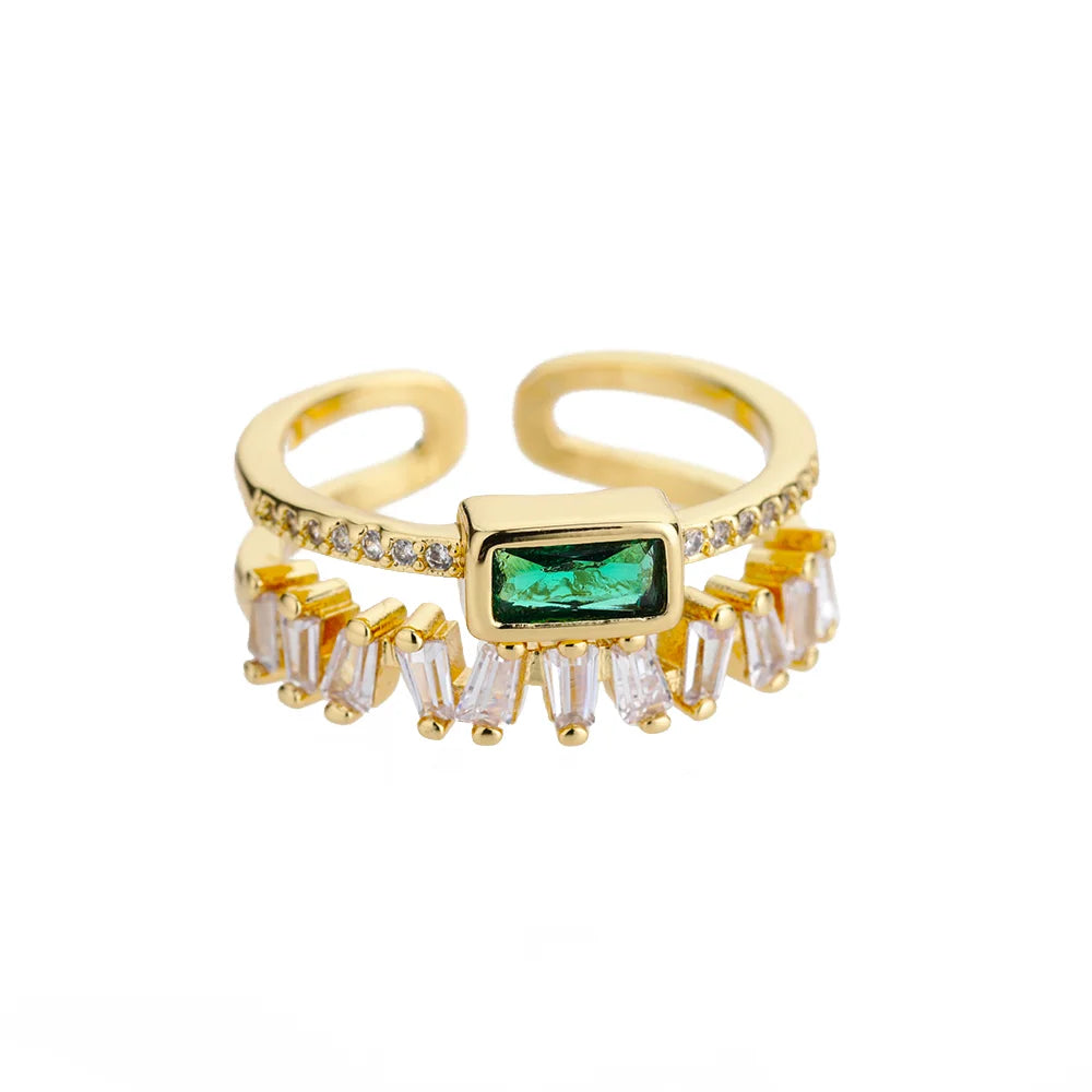 DANA Colorful Zircon Rings