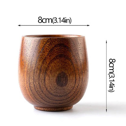Wooden Handmade Jujube Wood Handle Beer Coffee Milk Tea Mug