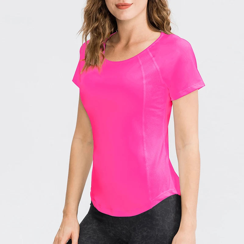 Breathable Sport Fitness Workout Yoga T-Shirt