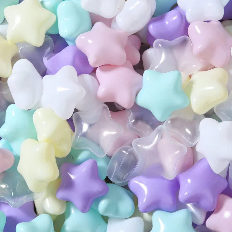 Ball Pit Balls Pack Star and Round BPA Soft Plastic Balls