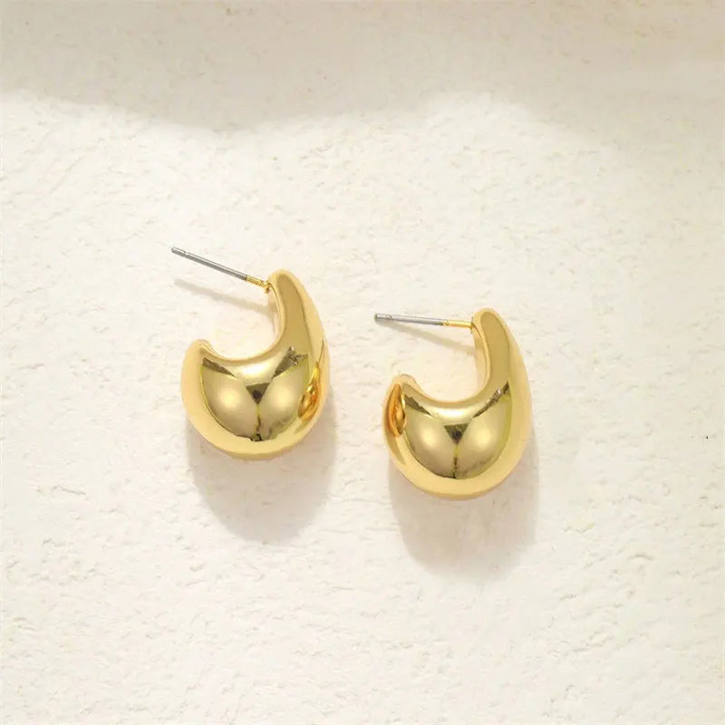 DANA Chunky Dome Drop Earrings