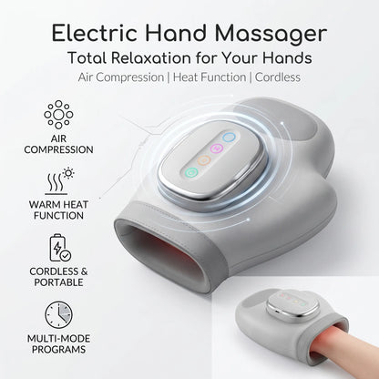 Hand Massager with Airbag Compression Finger Wrist Palm Massage Machine