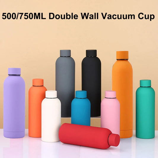 500/750ML Small Mouth Thermos Stainless Steel Bottle