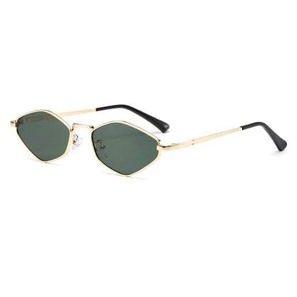 Protective Small Frame Polygon Sunglasses