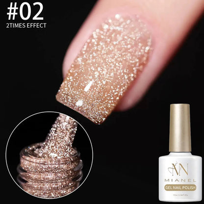 Gel Nail Polish Adhesive Burst Flash Broken Diamond Halloween Nails Art Kit