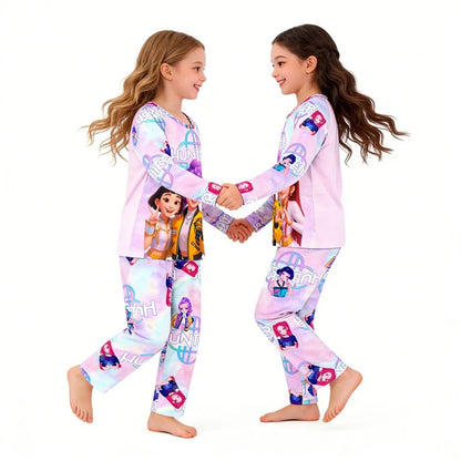 Pajamas Kpop Long Sleeve Sleepwear Pyjamas