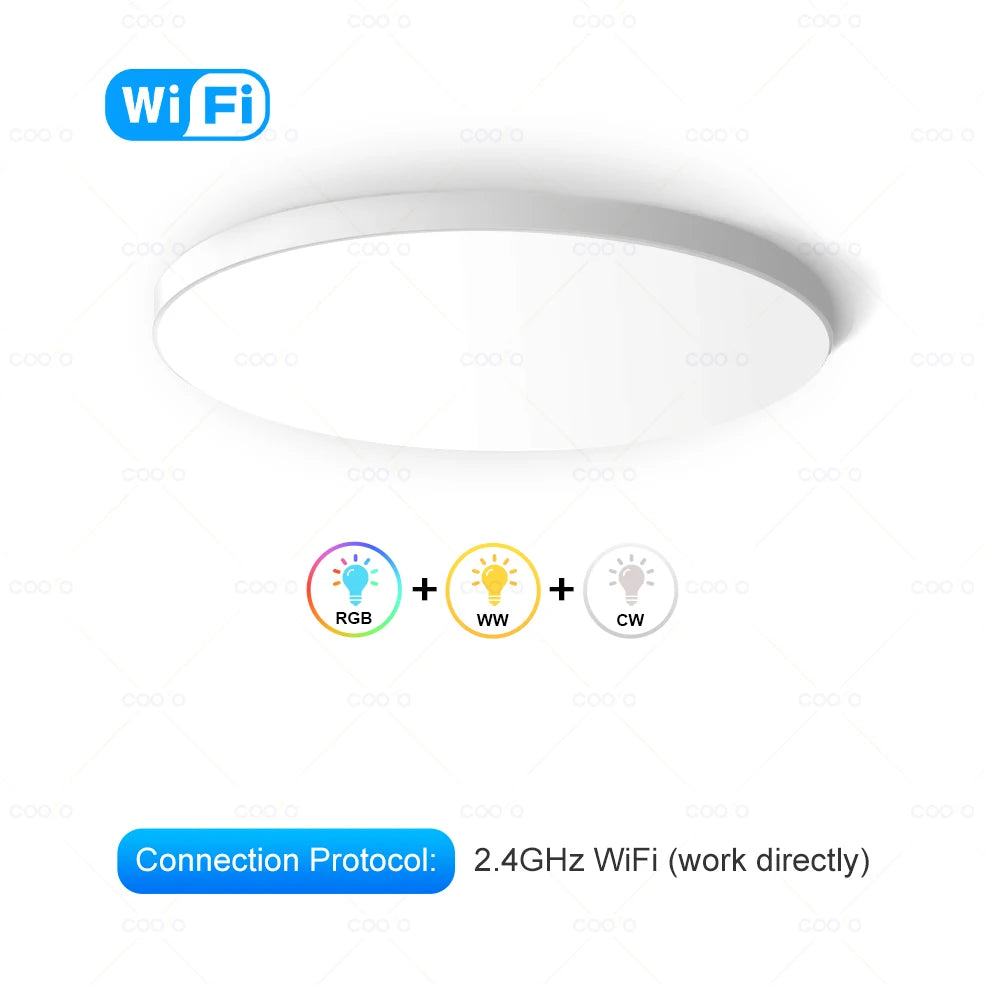 Smart LED Ceiling Lamp WiFi Room Decor