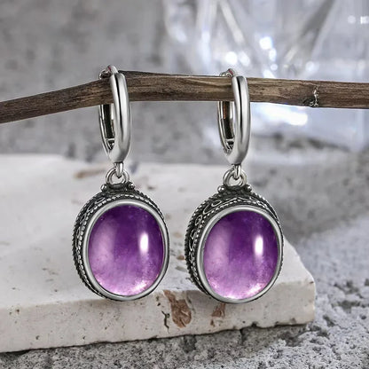 925 Sterling Silver Natural Labradorite Earrings