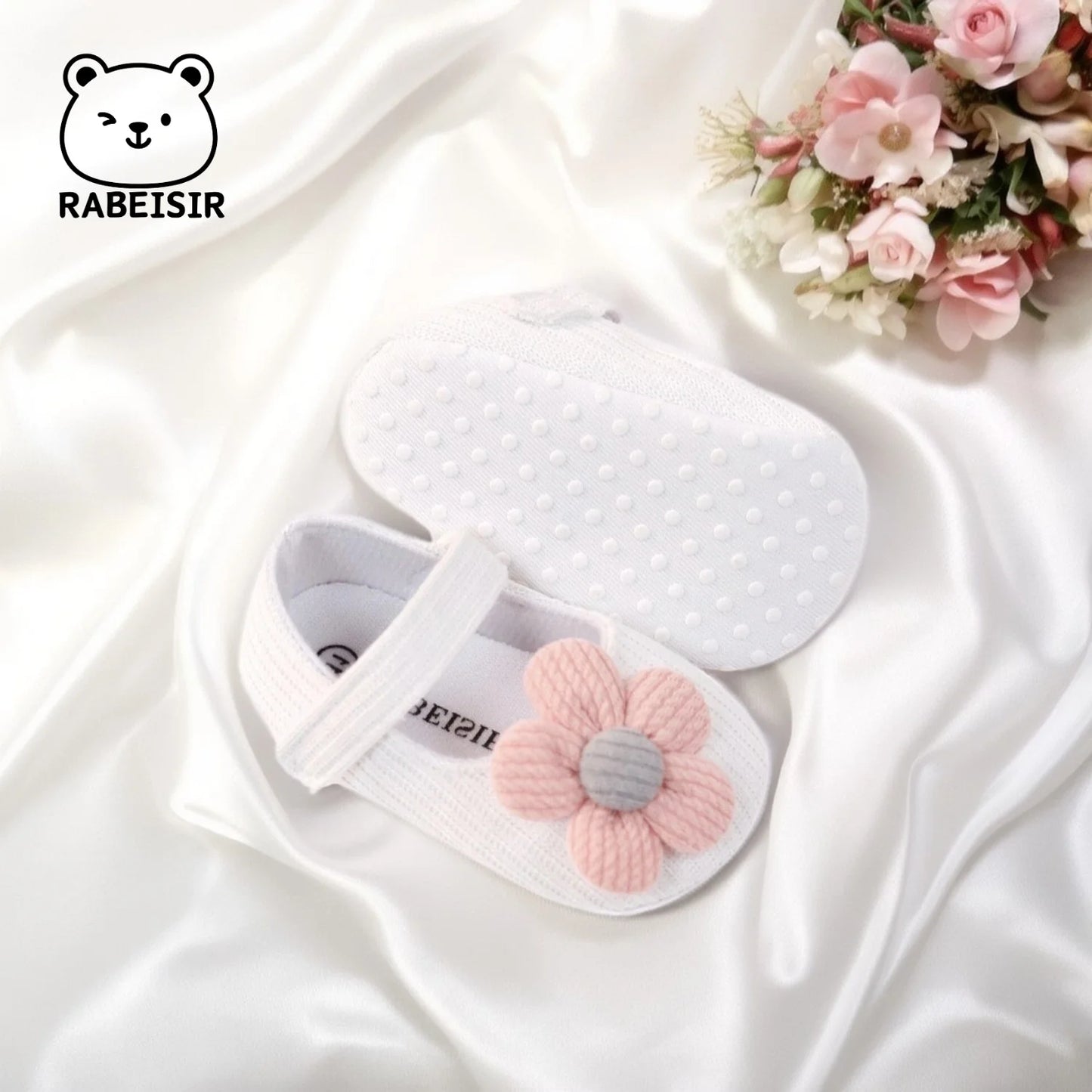 Cute Flower Mary Jane Flat Shoes