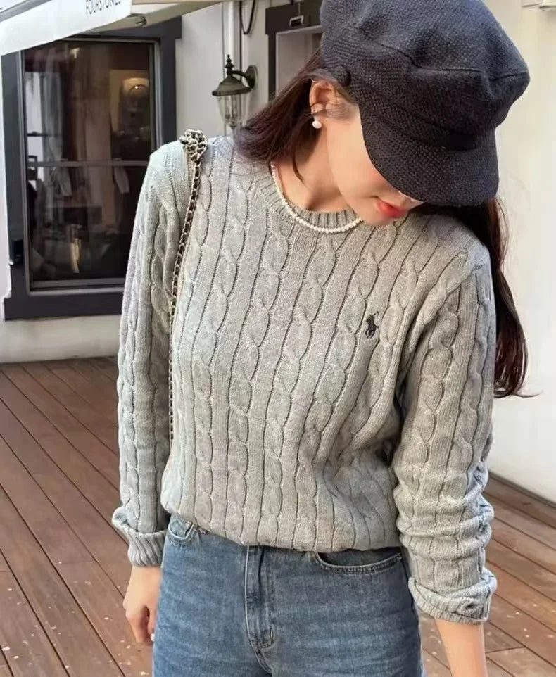 Cashmere Hoodie O-Neck Sweater