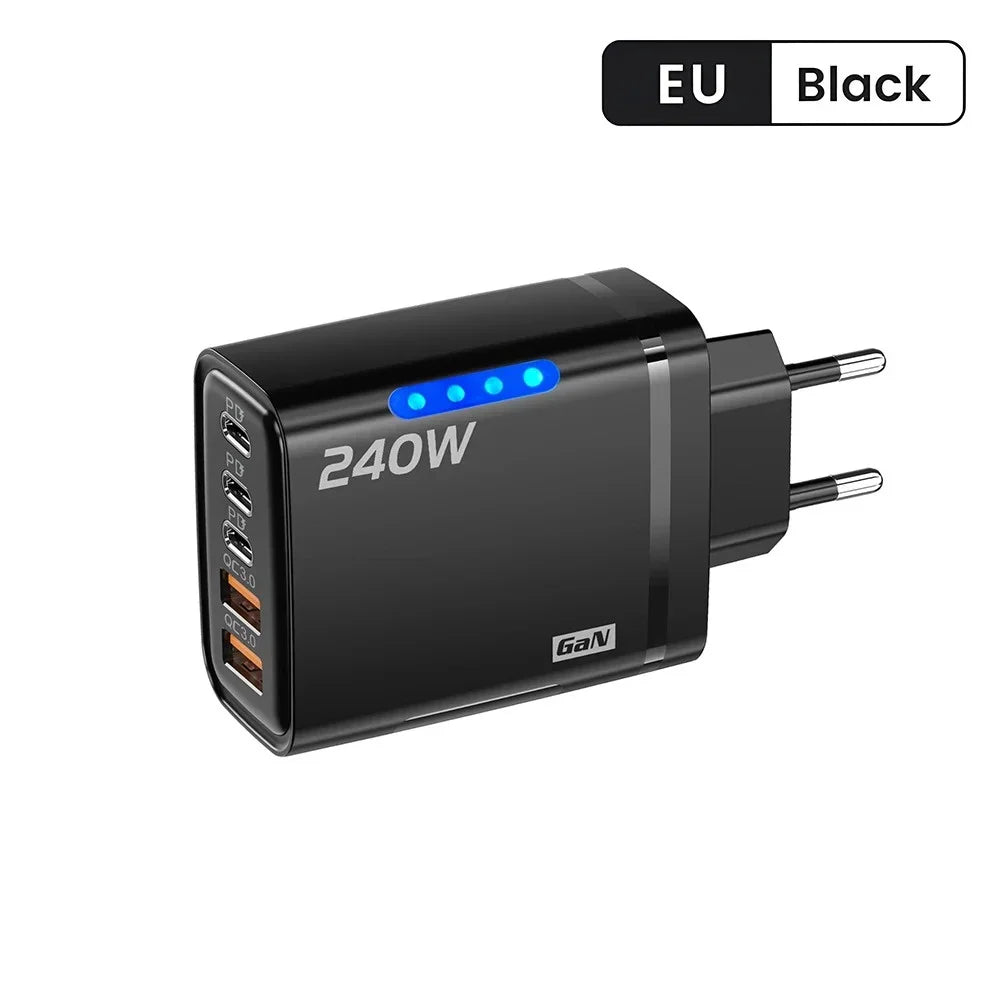 5 in 1 USB C GaN Desktop Charger Fast Charge