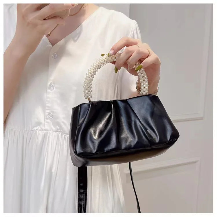 DANA Pearl Handle Clutch Bag