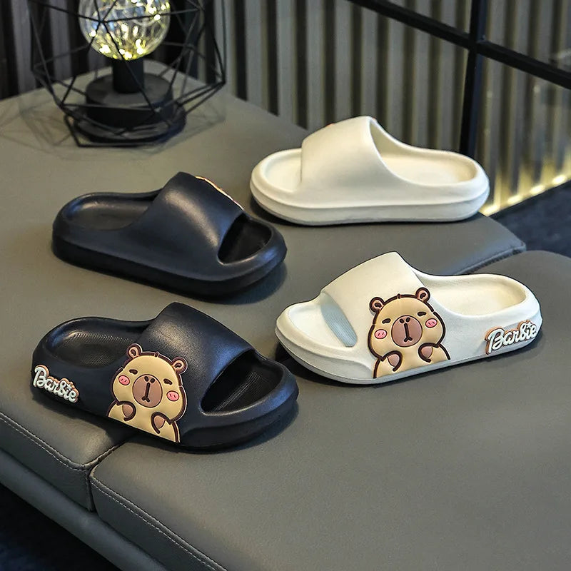Children Slippers Cute Cartoon Girl Home Slippers