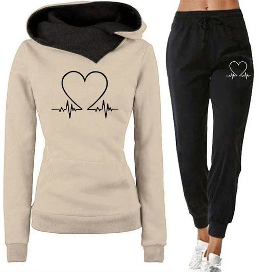 Sweatshirts Jogging Sports Outfits Set
