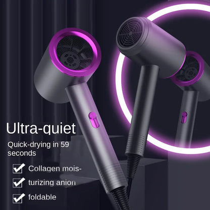Hair Dryer High-Power Blue Light Negative Ion Ultra Silent