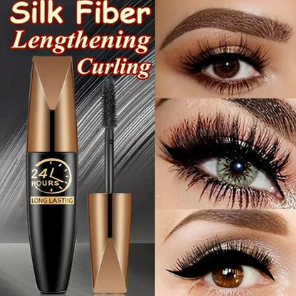 5D Eye Black Mascara Waterproof Lengthens Eyelashes