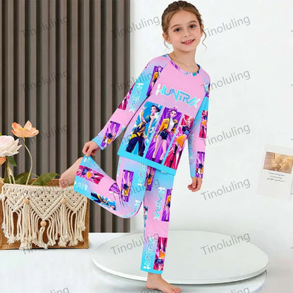Pajamas Kpop Long Sleeve Sleepwear Pyjamas