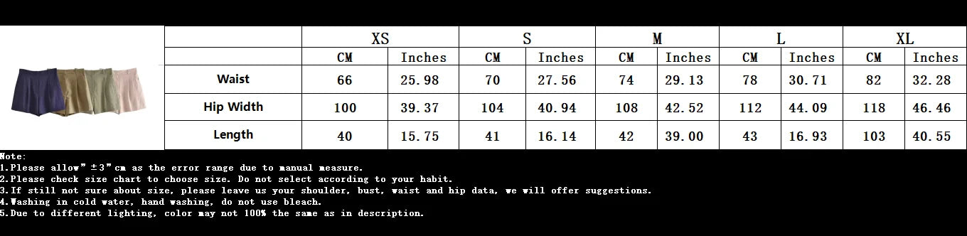 Casual High Waist Wide Leg Shorts Sets
