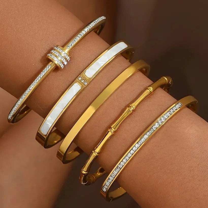 DANA bracelet gold bangles
