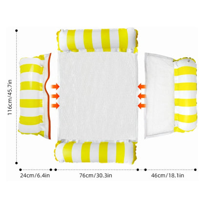 Inflatable Foldable Floating Row Swimming PoolMat