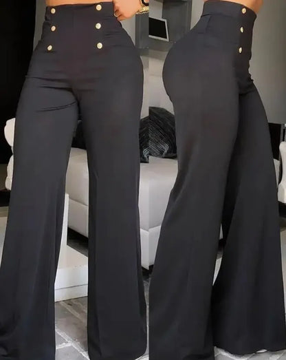 High Waist Wide Leg Bootcut Pants