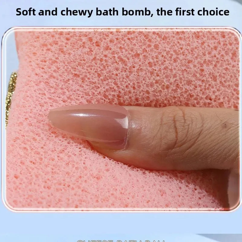 Soap Saver Bag Bath Sponge Shower Loofah Exfoliating Body Scrubber for Skin Cleaning