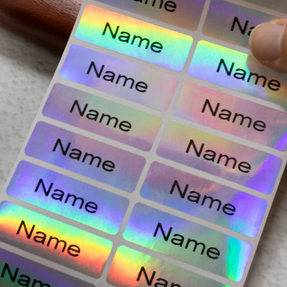60-500Pcs Custom Waterproof Stickers Personalized Name Labels Stickers