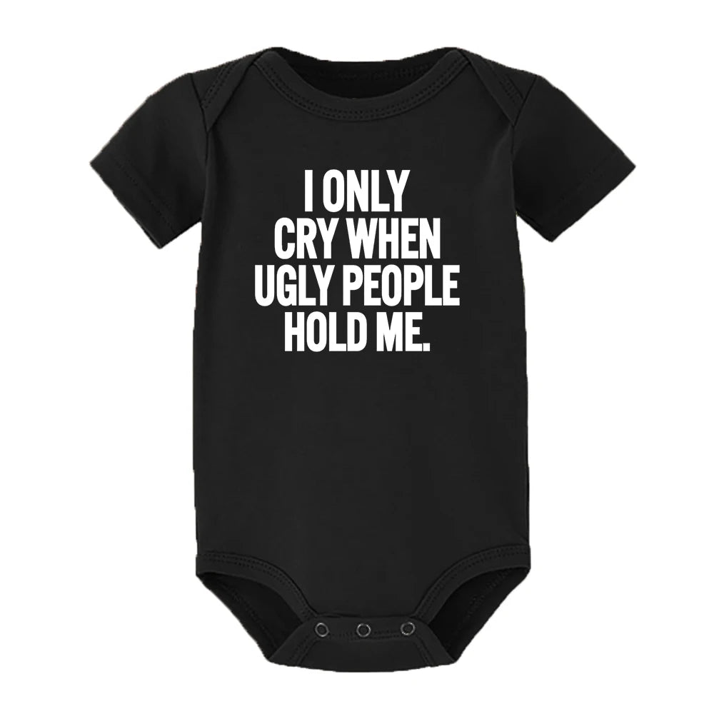 Funny Baby Bodysuits Jumpsuit Toddler Unisex Outfits