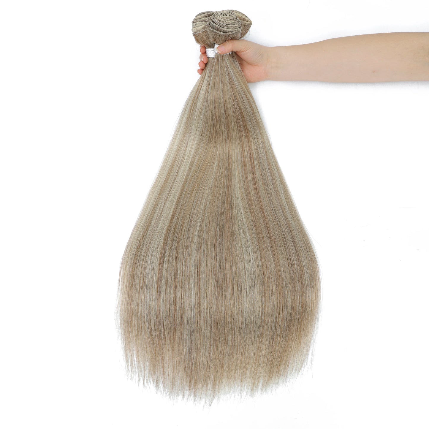Bone Straight Hair Extensions Brown Color