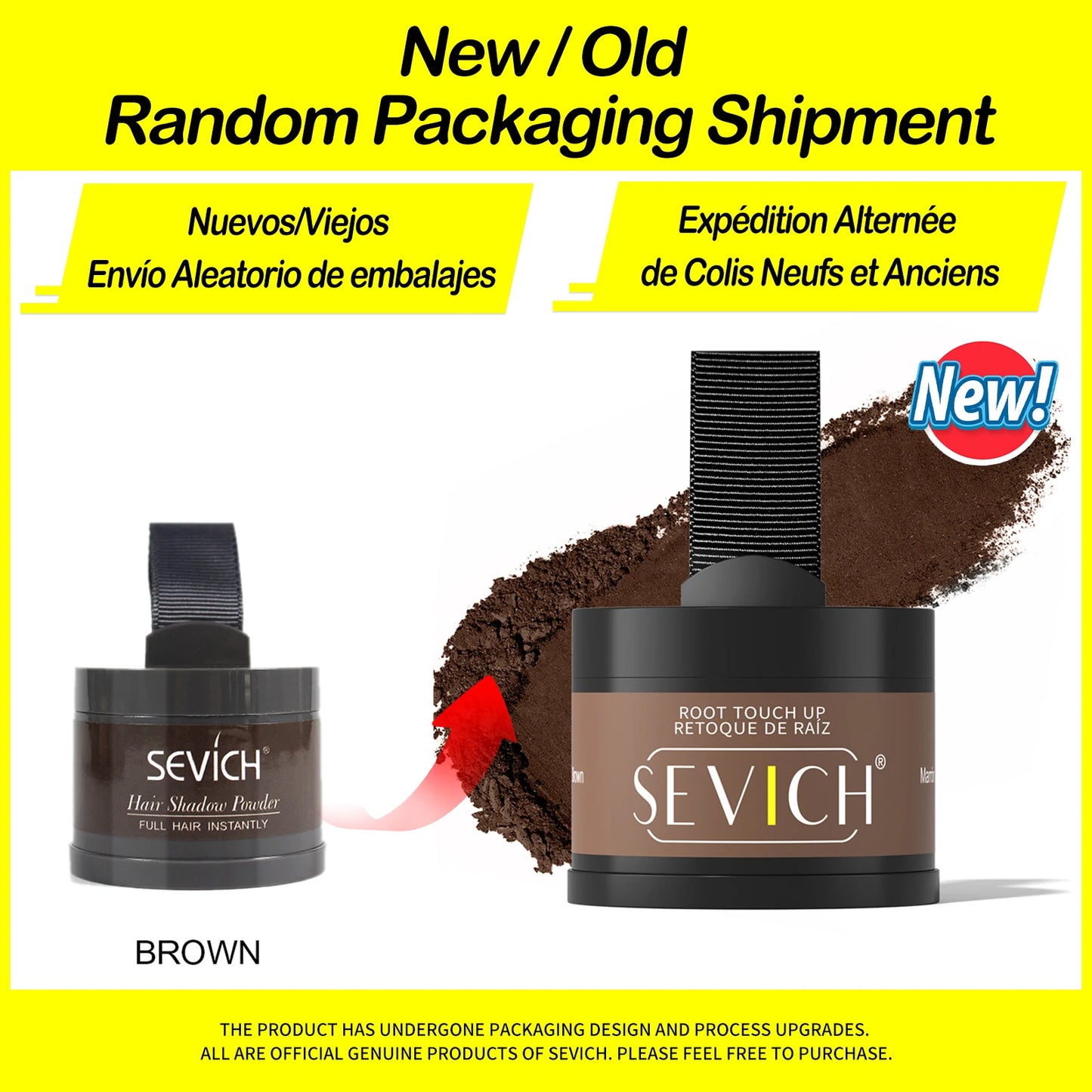 Hairline 4g Natural Cover Unisex Hair Powder