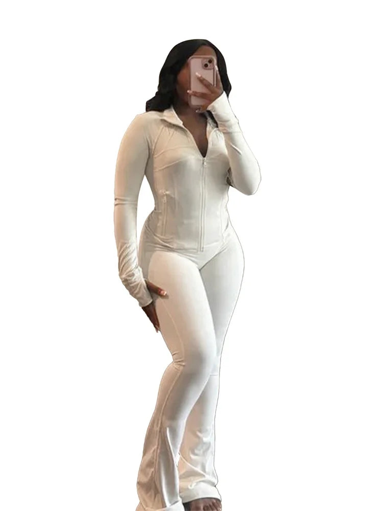 Conjuntos deportivos elegantes de manga larga