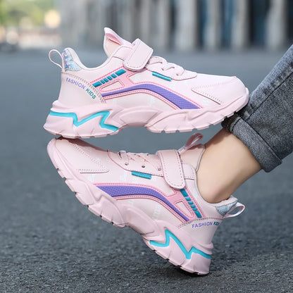 Leather Lightweight Running Sports Sneakers