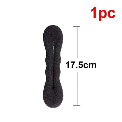 Sponge Hair Styling Tool Plastic Loop Curly Hair Maker