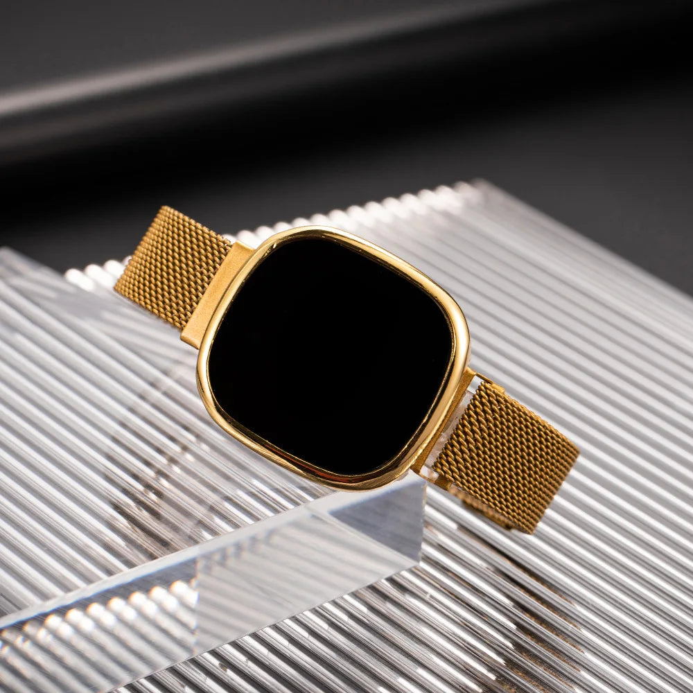 Steel LED Digital Electronic Wristwatch