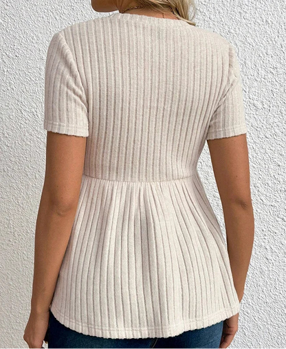 Pregnant Short Sleeve Monochrome T-shirt