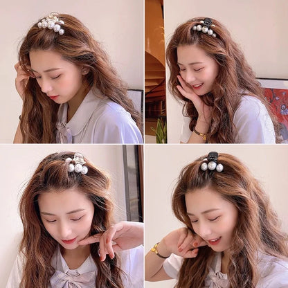 Simulated Pearl Hair Claws Hair Clips