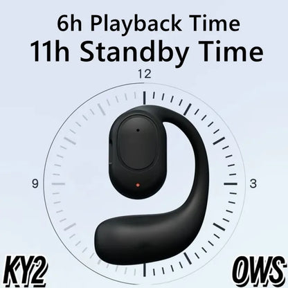 KY2 Wireless Bluetooth Earphones Air Conduction OWS Headphone