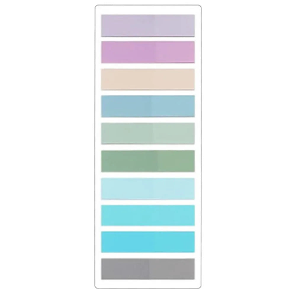 2400S Transparent Colorful Index Creative Memo Pads