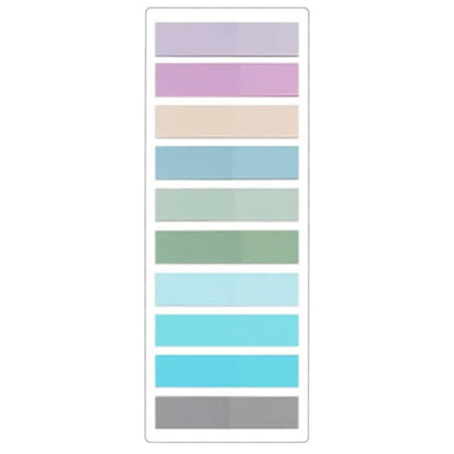 2400S Transparent Colorful Index Creative Memo Pads