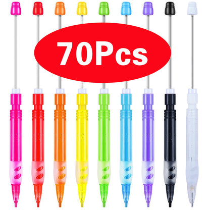 10-100Pcs Beaded Pencil HB Writing Beaded Pencil