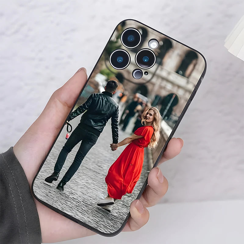 For iPhone 17 Max Air Mini 6 7 8 Plus DIY Custom Photo Shockproof Soft Case