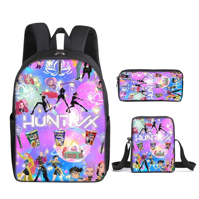 KPop Demon Hunters School Bags for Child Backpack