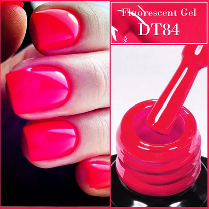 7ml Red Series Gel Nail Polish Glitter
