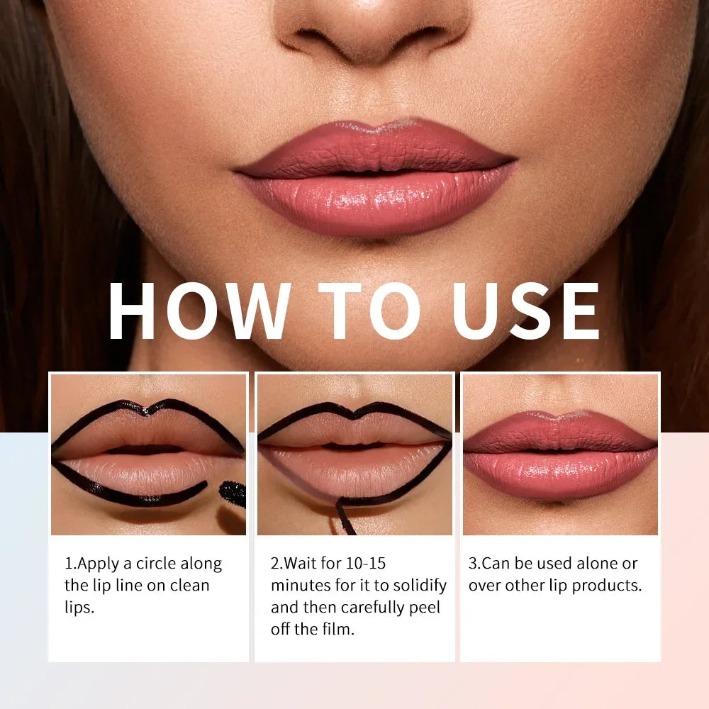 Waterproof Lip Liner Peel Off Tattoo Lipgloss Waterproof  Cosmetic