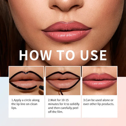 Waterproof Lip Liner Peel Off Tattoo Lipgloss Waterproof  Cosmetic