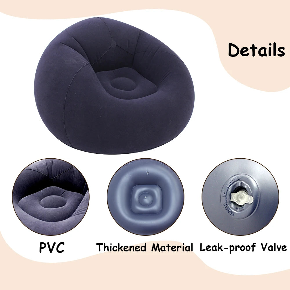 Inflatable Lazy Sofa Folding Portable Lounge Chair