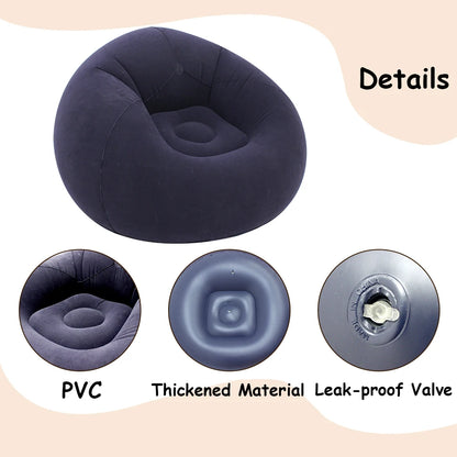 Inflatable Lazy Sofa Folding Portable Lounge Chair